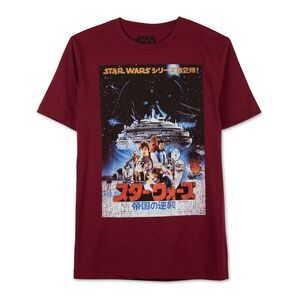 Jem Mens Rebel Base Poster Graphic T-Shirt, NWT